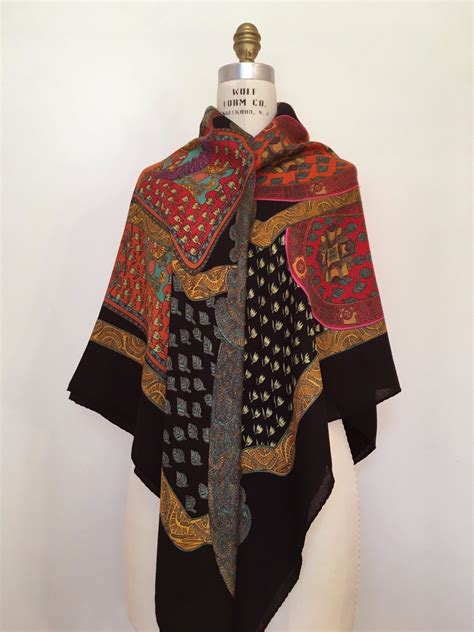 hermes wool shawl ebay